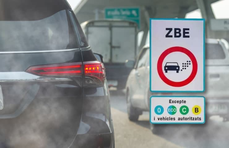 Traffic and the sign ZBE